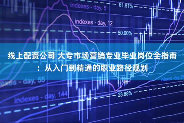 线上配资公司 大专市场营销专业毕业岗位全指南：从入门到精通的职业路径规划